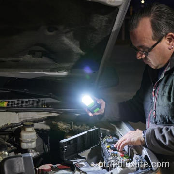 Luz de trabalho recarregável e luz de emergência